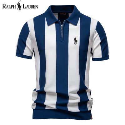 Elegante polo a rayas