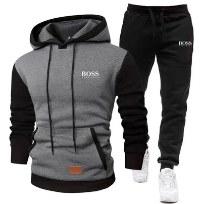 Conjunto de sudadera y jogger para hombre