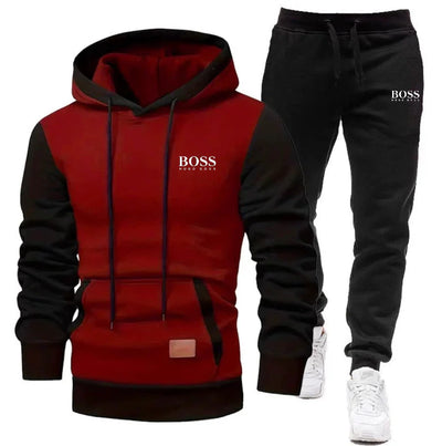 Conjunto de sudadera y jogger para hombre