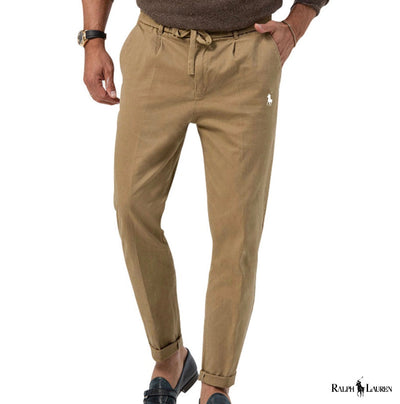 Pantalones de frente plano para hombre