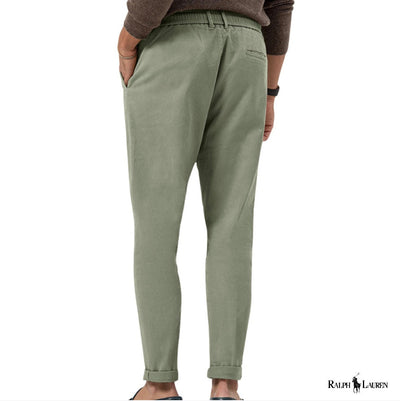 Pantalones de frente plano para hombre