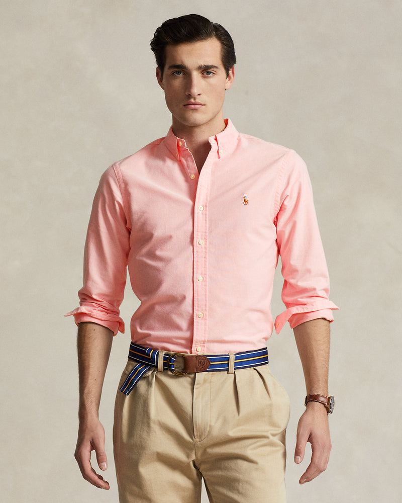 Camisa Oxford de corte ajustado para hombre