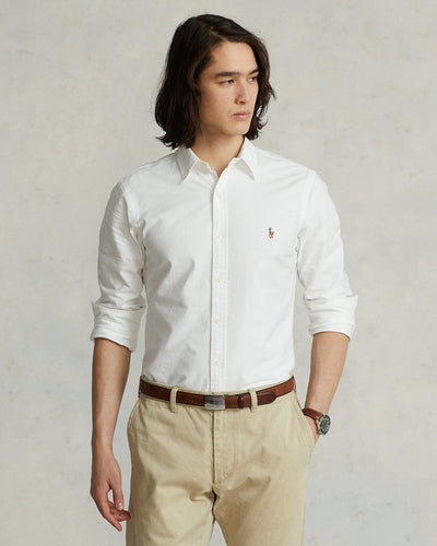 Camisa Oxford de corte ajustado para hombre